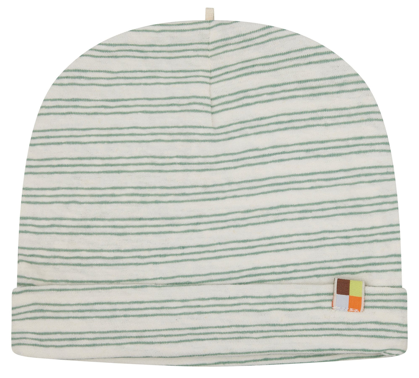 Loud and Proud Mütze Streifen mit Leinen bambusgrün – jetzt kaufen