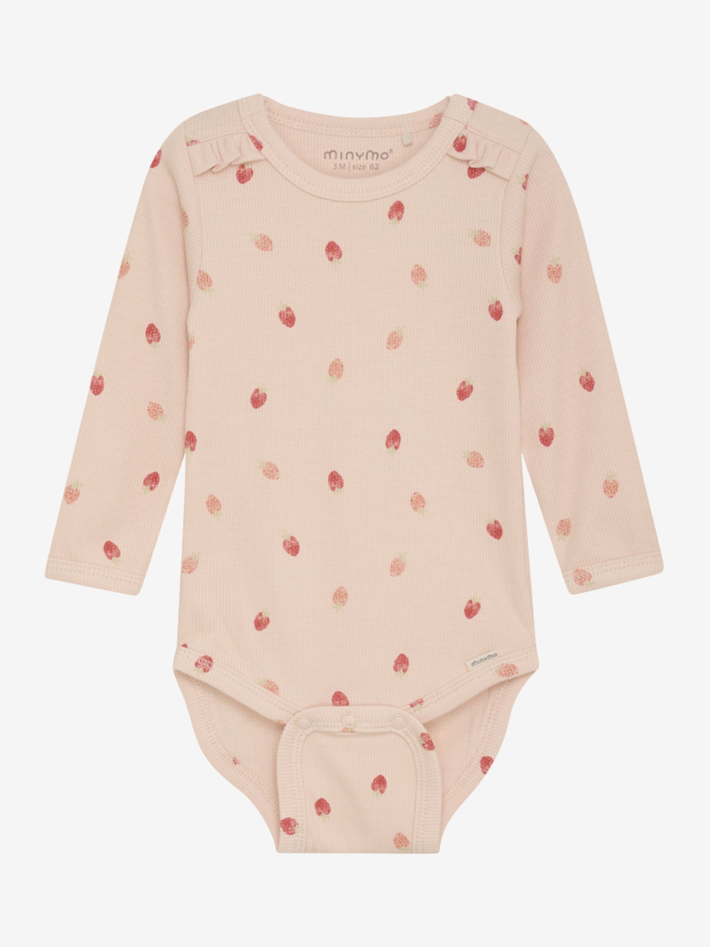 Minymo Body langarm Bambusmix Erdbeeren spanish villa – jetzt kaufen