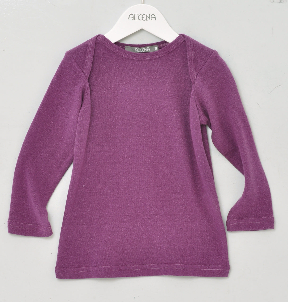 Alkena Schlupfhemd langarm Bio Bouretteseide violett – jetzt kaufen