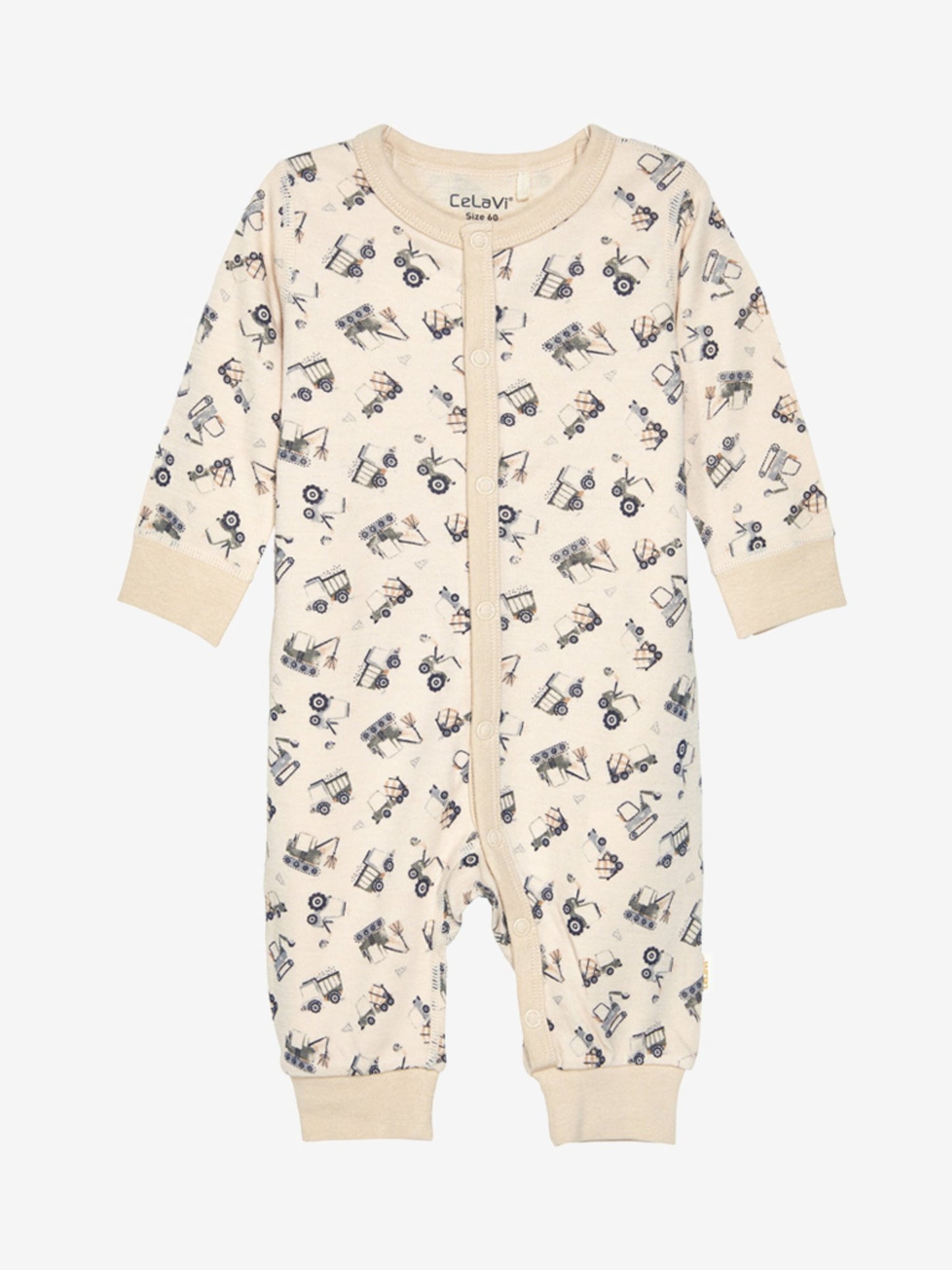 CeLaVi Pyjama Bambusviskose Wolle Baustelle dark blue – jetzt kaufen