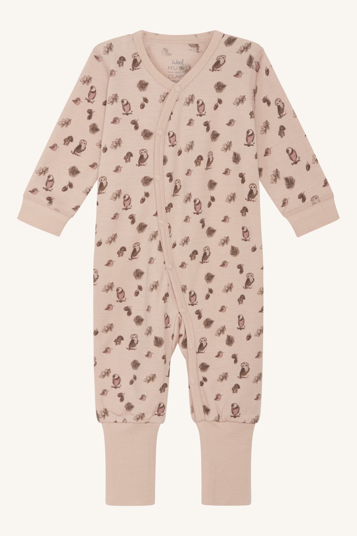 Hust and Claire Moby Pyjama Merinowolle Eulen rose cl – jetzt kaufen