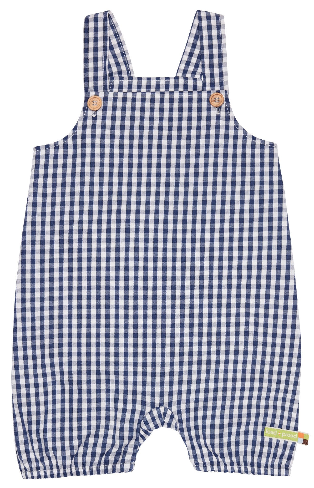 Loud and Proud Kurze Latzhose - Vichy-Karo - ultramari – jetzt kaufen