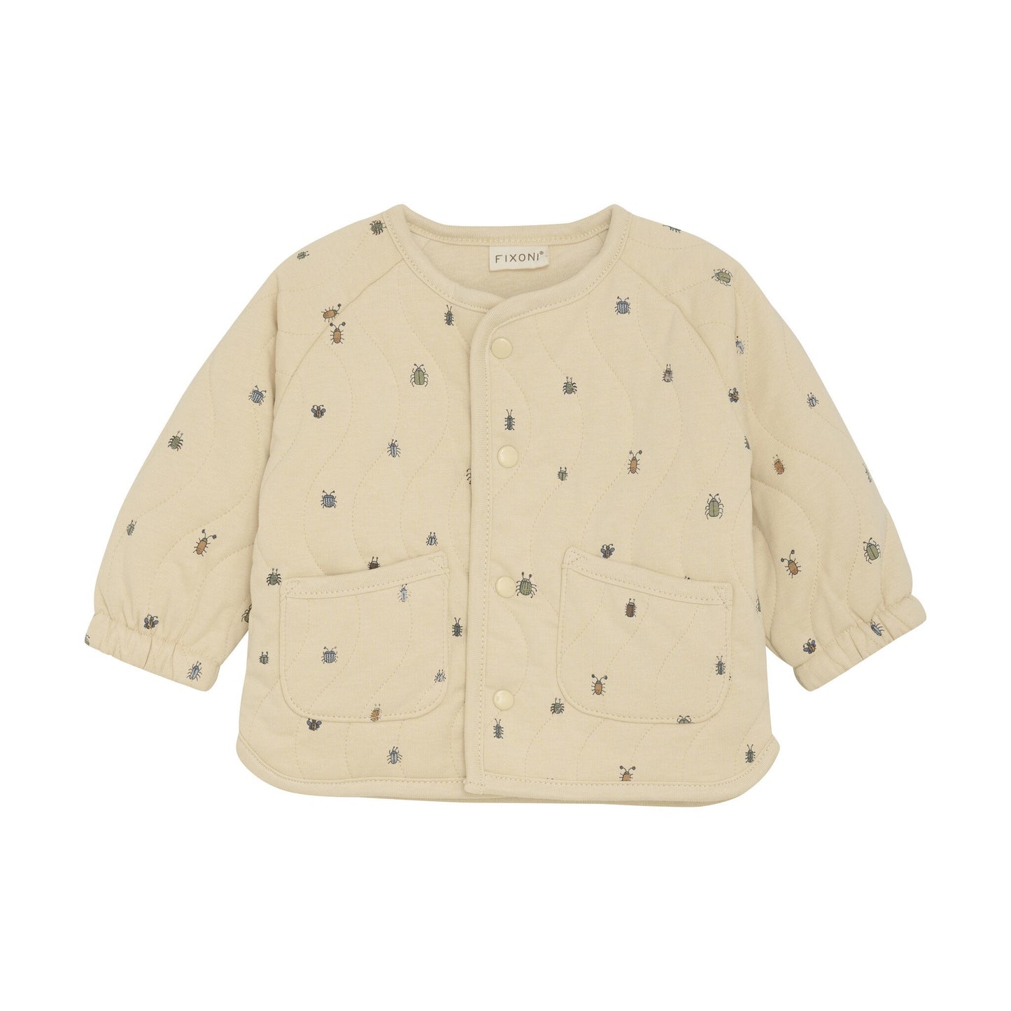Fixoni Steppjacke Baby - Insekten - Baumwolle - creme – jetzt kaufen