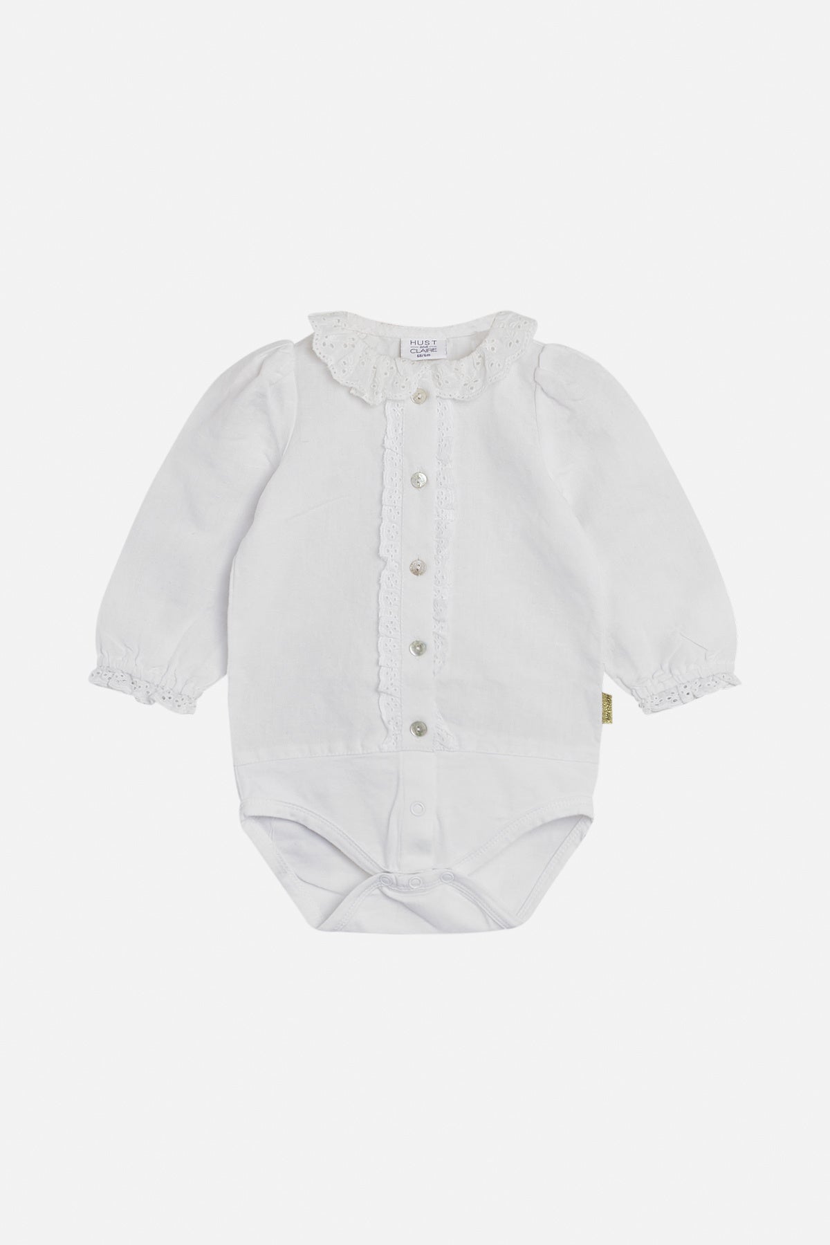 Hust and Claire Birla - Body langarm - Leinenmix mit S – jetzt kaufen