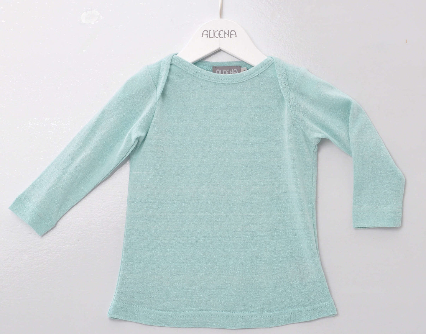Alkena Schlupfhemd langarm Bio Bouretteseide aqua – jetzt kaufen