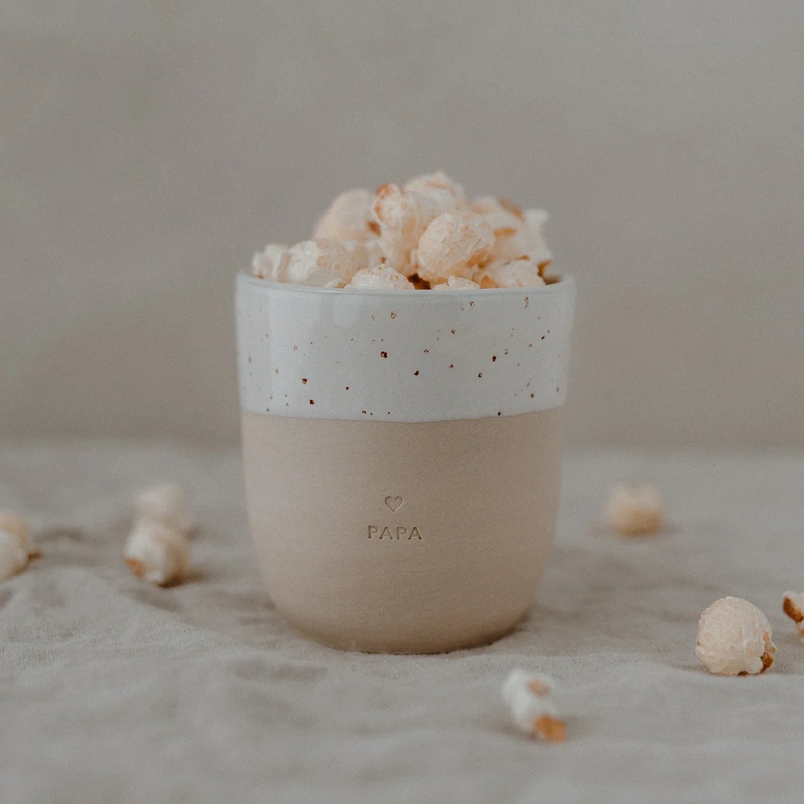 Eulenschnitt Becher Papa Steingut spülmaschinenfest – jetzt kaufen