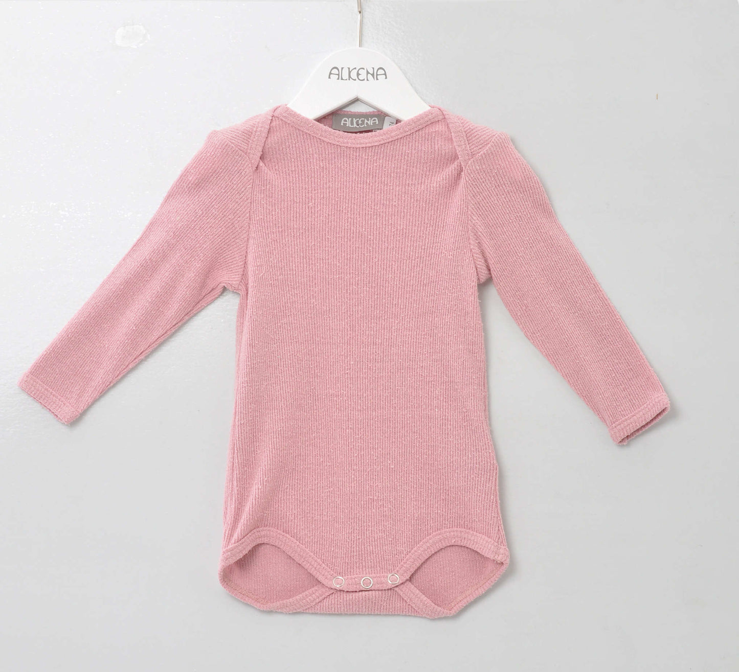 Alkena Body langarm rosa, gerippt - Bouretteseide – jetzt kaufen