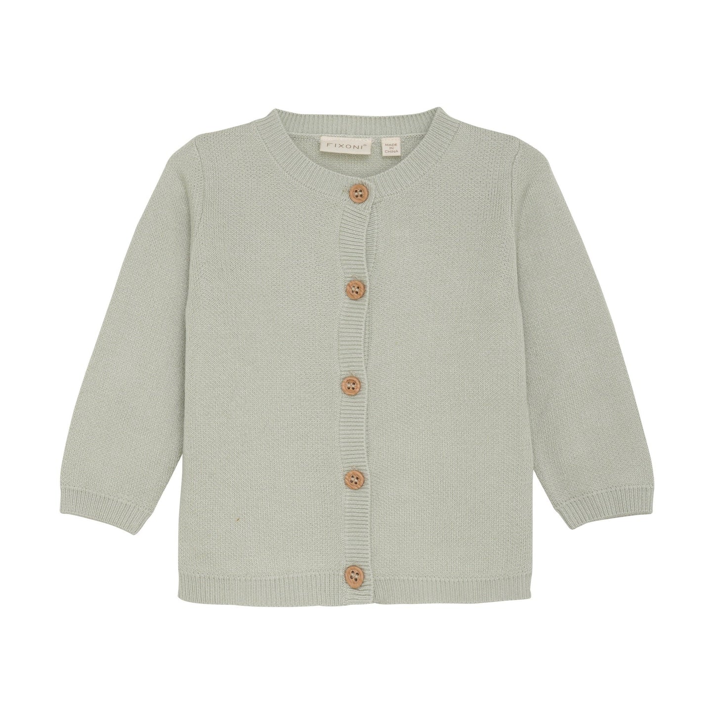 Fixoni Strickjacke - Bambusmix - pastellgrün – jetzt kaufen