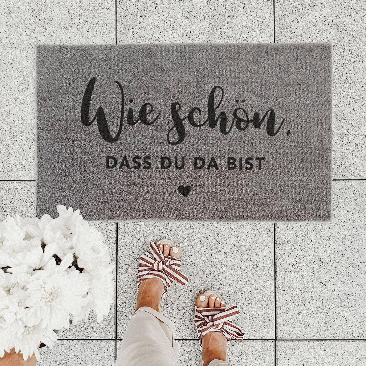 Eulenschnitt Waschbare Fussmatte Wie Schön Grau 75 x 4 – jetzt kaufen