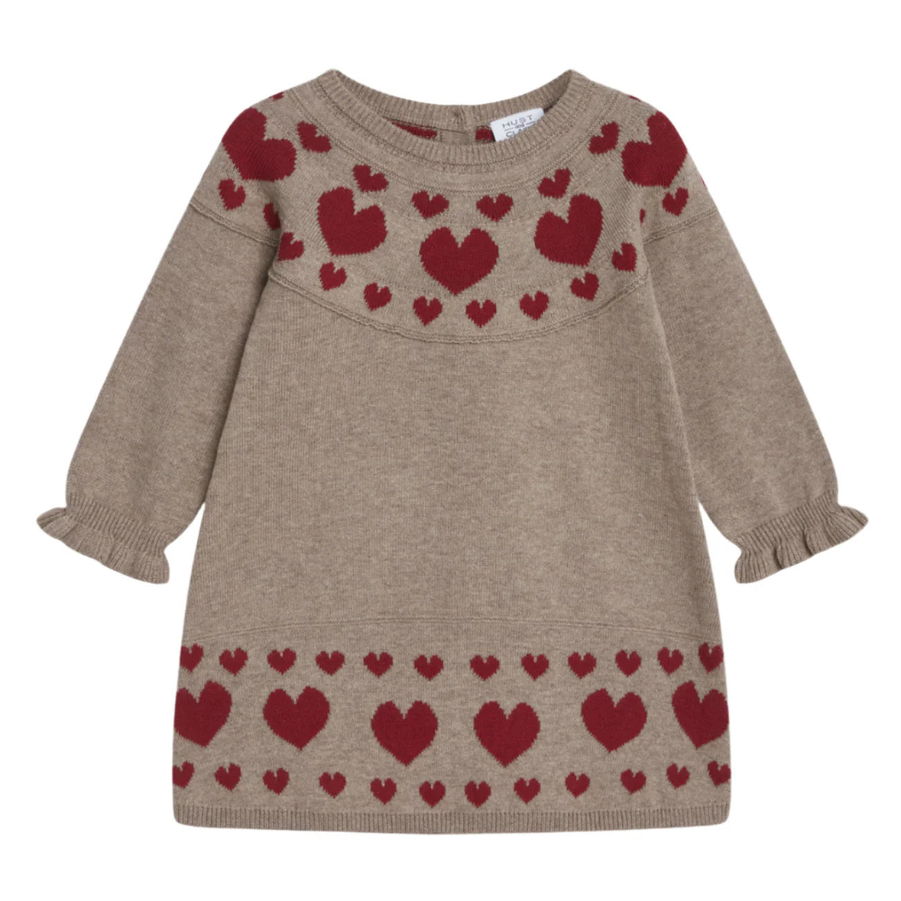 Hust and Claire Klea Strickkleid mit kleinen Herzen Bi – jetzt kaufen