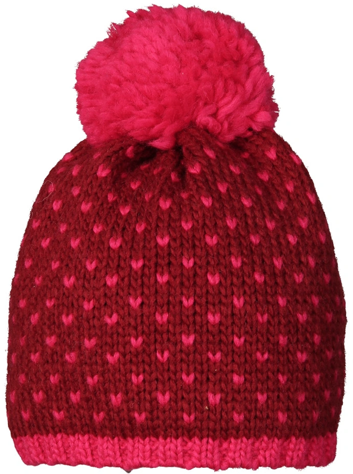 Finkid PEKONI - Grobstrickbeanie - persian red / caber – jetzt kaufen