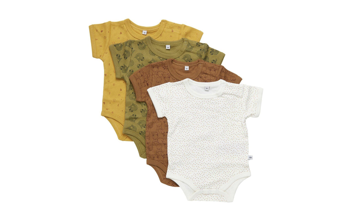 pippi Body kurzarm - 4er Set - unisex – jetzt kaufen