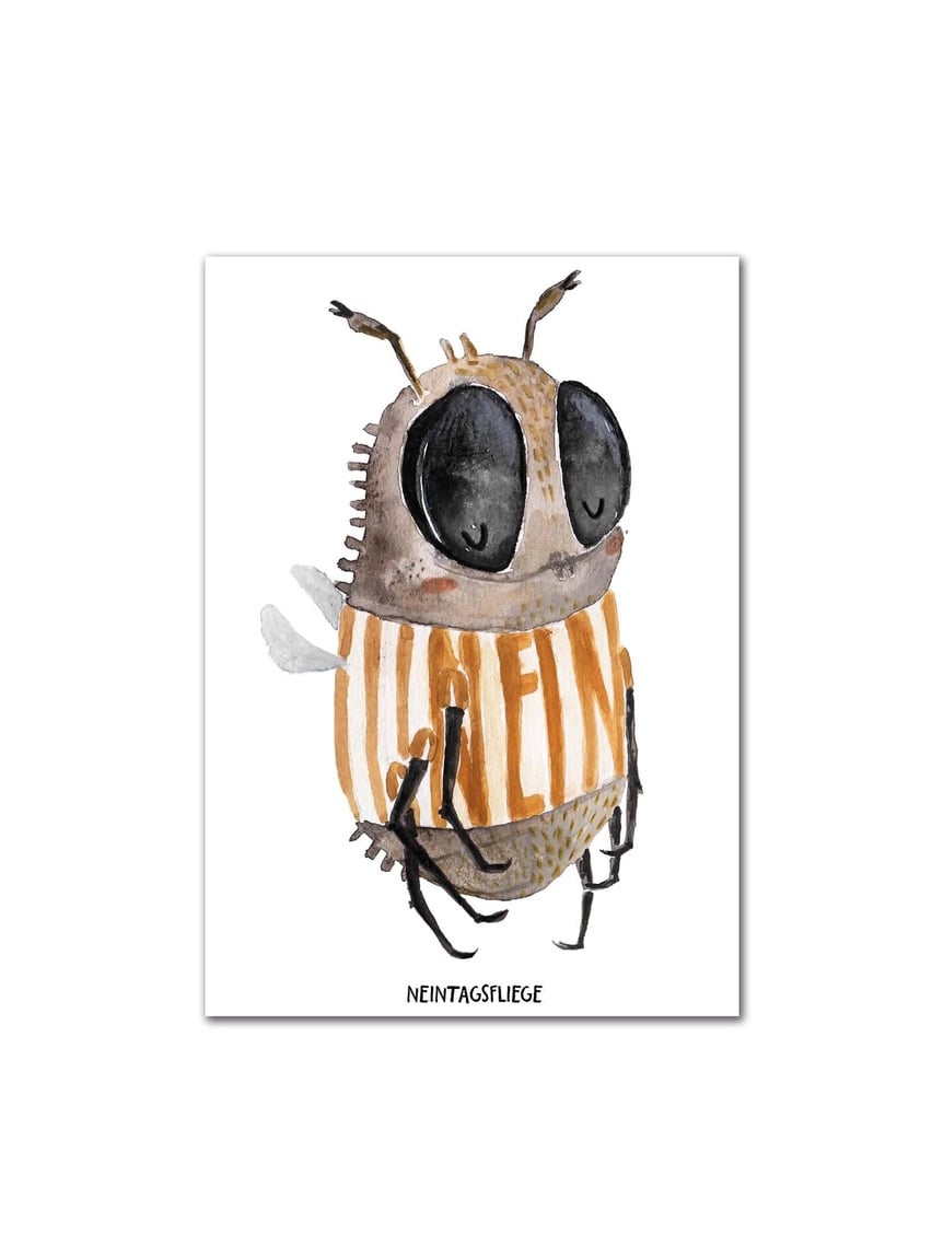 Halfbird Postkarte Neintagsfliege – jetzt kaufen
