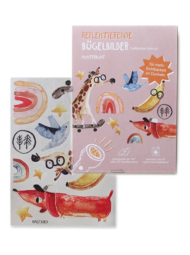 Halfbird Reflektierende BÜGELBILDER Kunterbunt – jetzt kaufen
