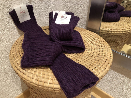 Hirsch Natur Kinderstulpen - Stulpen - Bio Schurwolle – jetzt kaufen