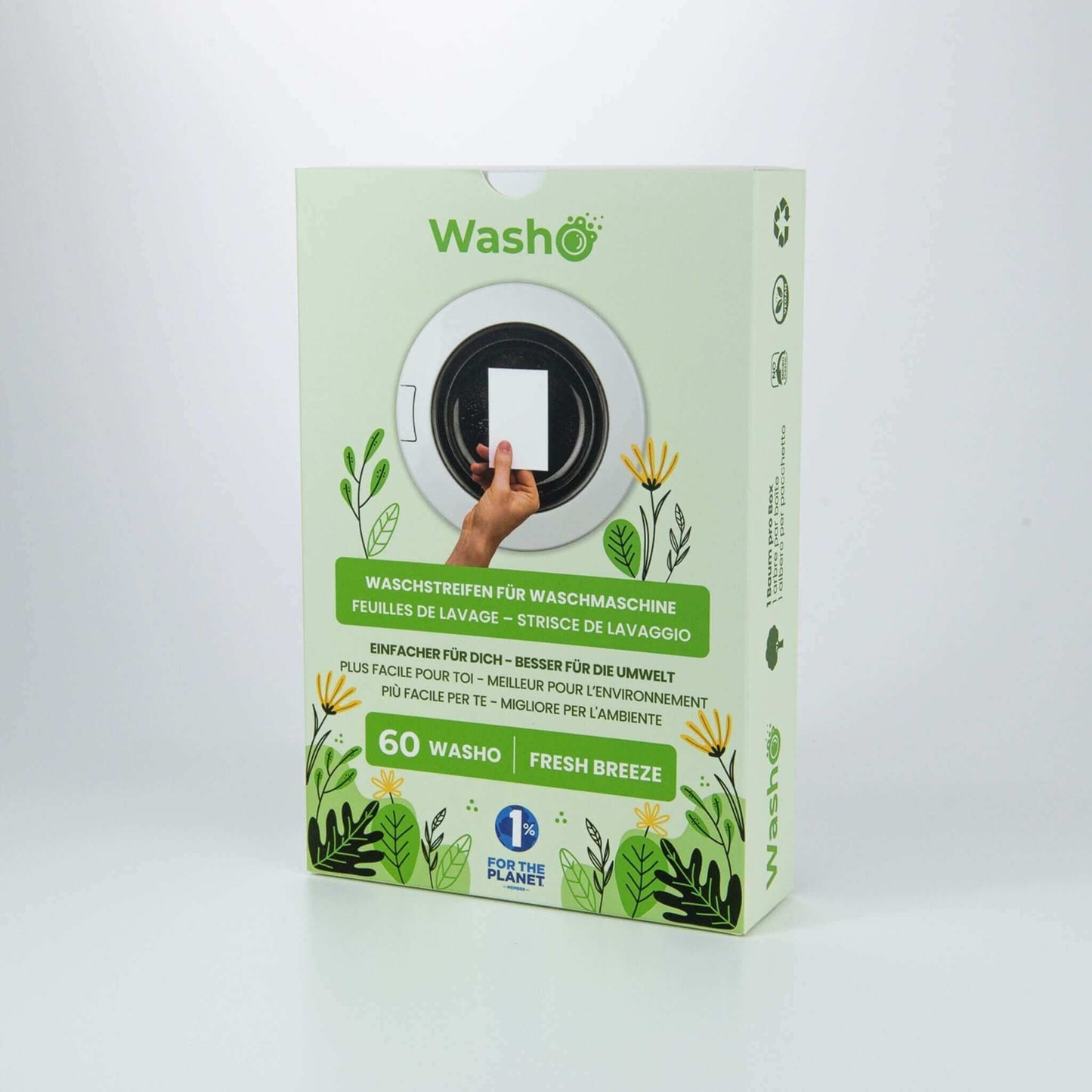 Washo 1 Box mit 60 Washo-Waschstreifen Fresh Breeze – jetzt kaufen