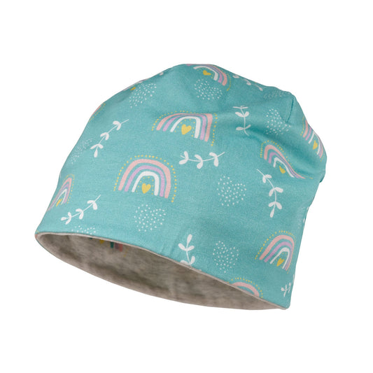 maximo  KIDS GIRL-Beanie Regenbogen reversible, Jersey – jetzt kaufen