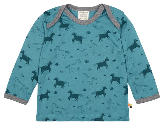 Loud and Proud Shirt langarm aus Biobaumwolle - Pferd – jetzt kaufen