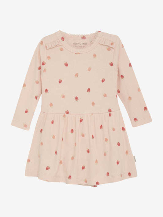 Minymo Bodykleid Bambusmix Erdbeeren spanish villa – jetzt kaufen