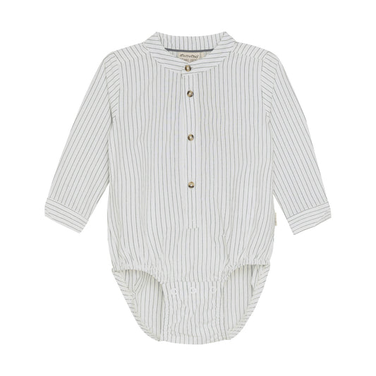 Minymo Body langarm gestreift Biobaumwolle blue nights – jetzt kaufen