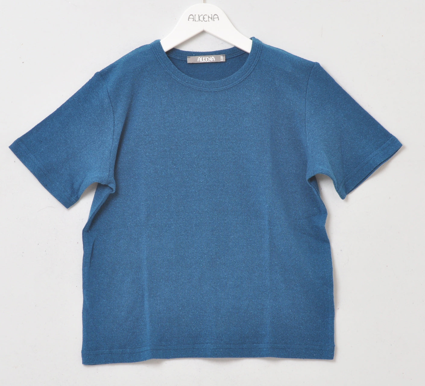 Alkena Kinder T-Shirt kurzarm Bio Bouretteseide saphir – jetzt kaufen