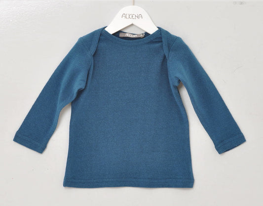 Alkena Schlupfhemd langarm Bio Bouretteseide saphir – jetzt kaufen