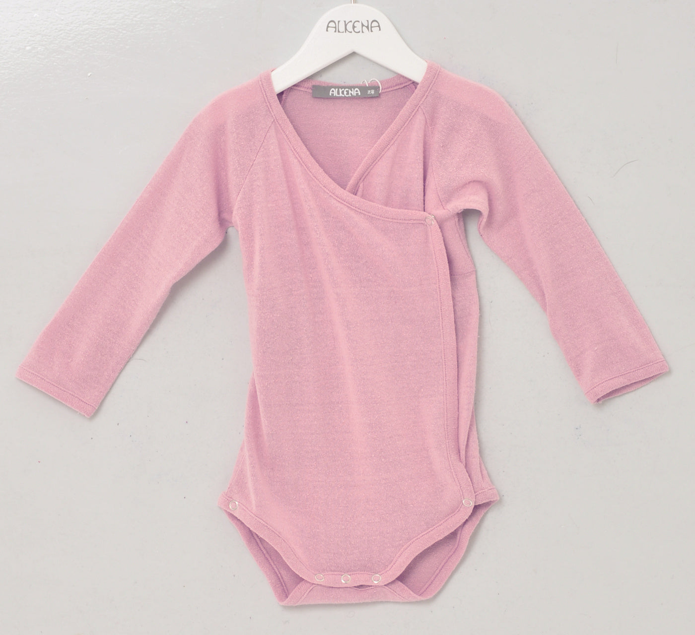 Alkena Wickelbody langarm - Bouretteseide - rosa – jetzt kaufen