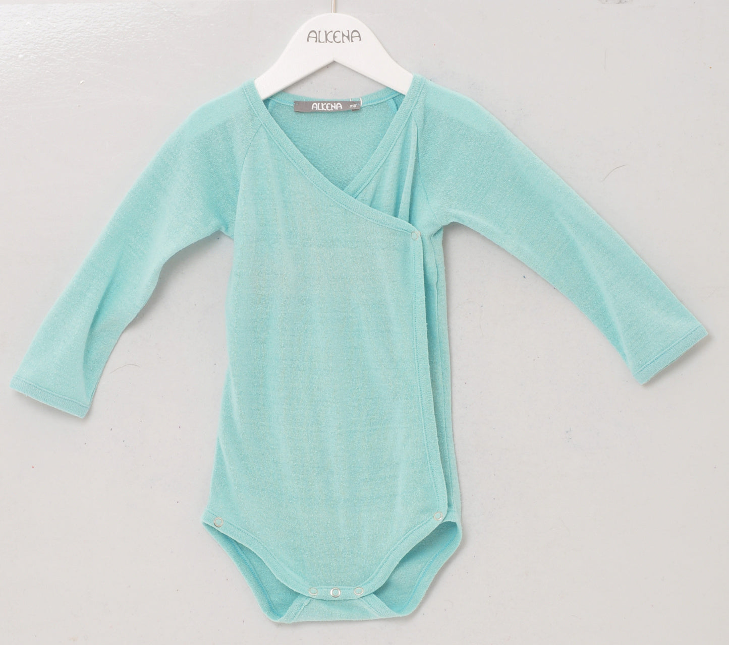 Alkena Wickelbody langarm - Bouretteseide -aqua – jetzt kaufen