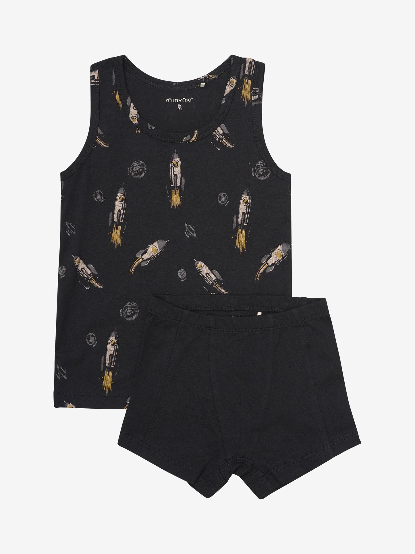 Minymo Set Unterhemd /  Boxershorts Weltraum Biobaumwo – jetzt kaufen