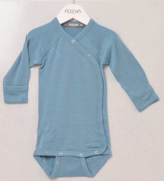 Alkena  Baby Wickelbody langarm BioWolle/BioSeide - pe – jetzt kaufen