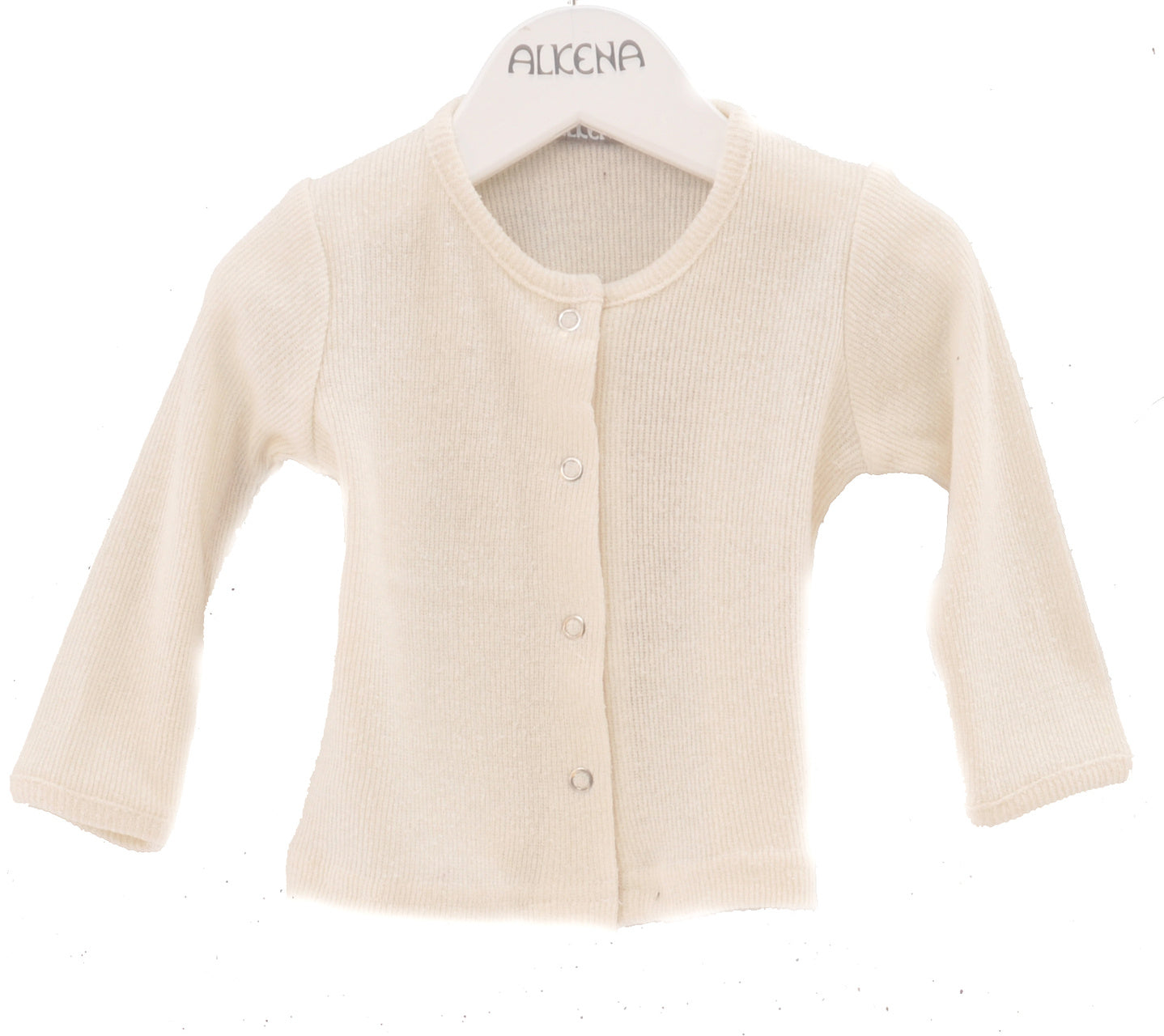 Alkena  Kinder langarm Jäckchen Bio Bourretteseide nat – jetzt kaufen