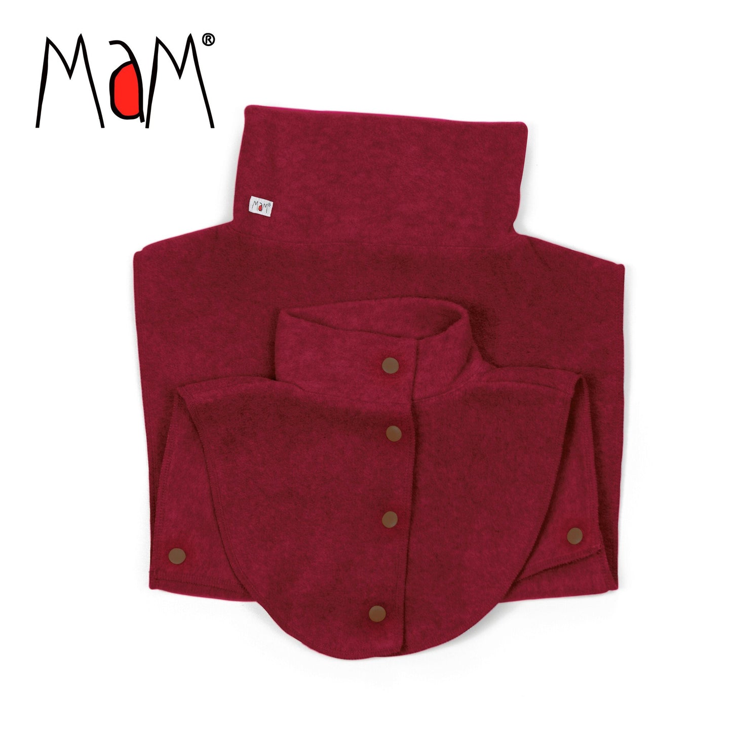 Manymonths MaM Dickey - Mutter-Kind-Schal - red Dahlia – jetzt kaufen