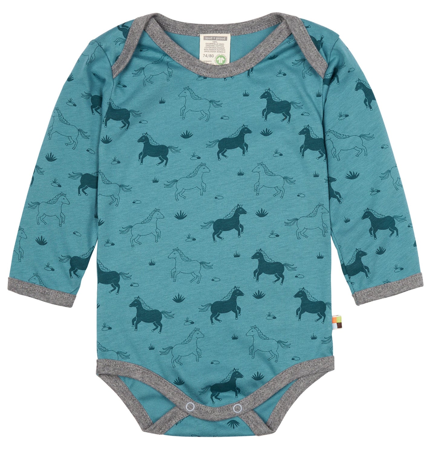 Loud and Proud Body langarm aus Biobaumwolle - Pferd – jetzt kaufen