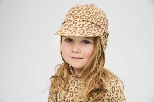 Cloby Wendbarer Sonnenhut UPF 50+ leopard brown/sandy – jetzt kaufen
