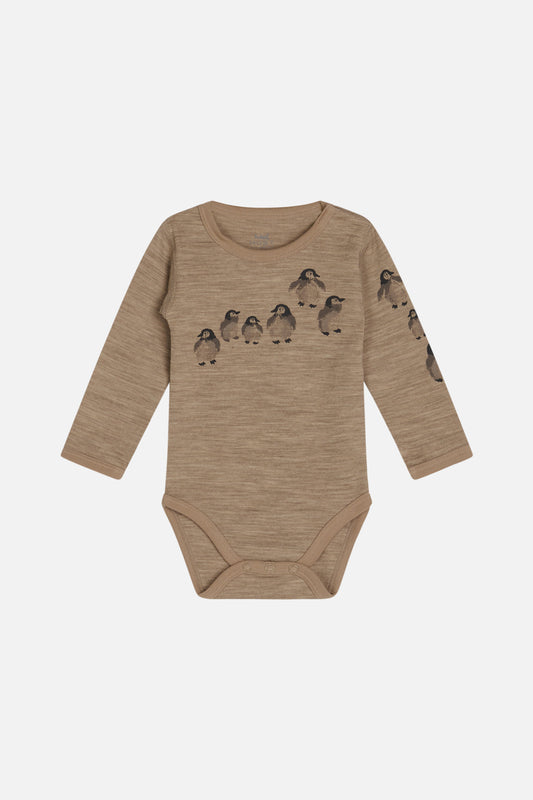 Hust and Claire Body Pinguine Merino biscuit melange – jetzt kaufen