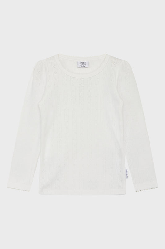 Hust and Claire Shirt langarm Andreia Pointellemuster – jetzt kaufen