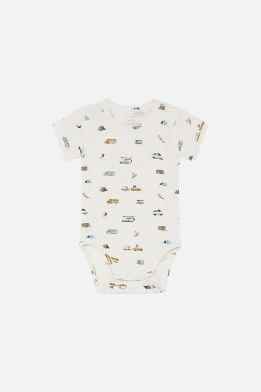 Hust and Claire Bue Body kurzarm - Camping Bambusvisko – jetzt kaufen