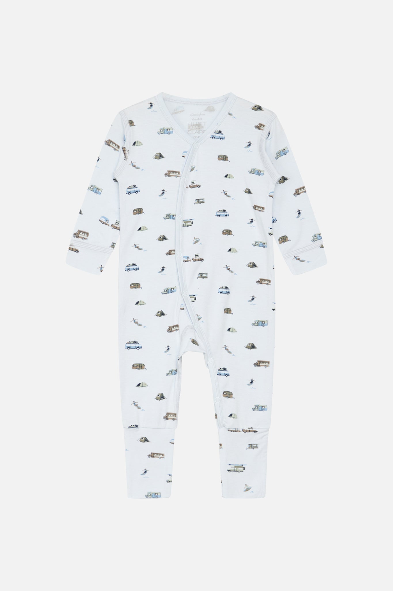 Hust and Claire Bambuspyjama Mulle - Camping water – jetzt kaufen