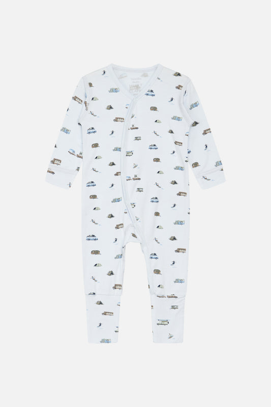 Hust and Claire Bambuspyjama Mulle - Camping water – jetzt kaufen