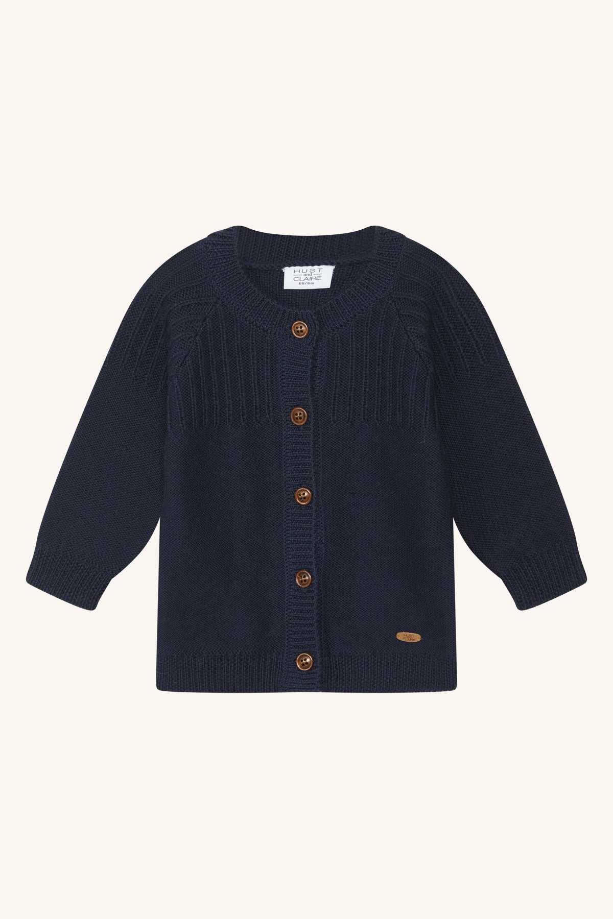 Hust and Claire Cardigan Curi Merinowolle more navy – jetzt kaufen