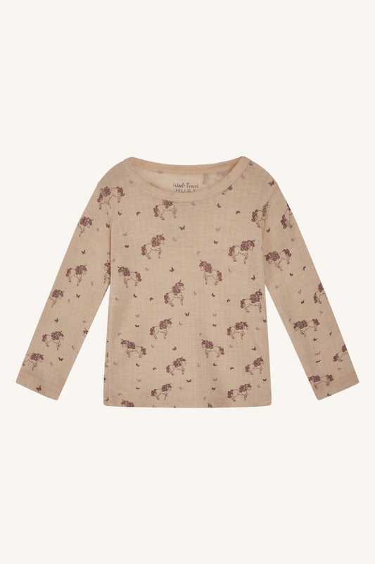 Hust and Claire Langarmshirt Acel Einhorn Wolle/Tencel – jetzt kaufen
