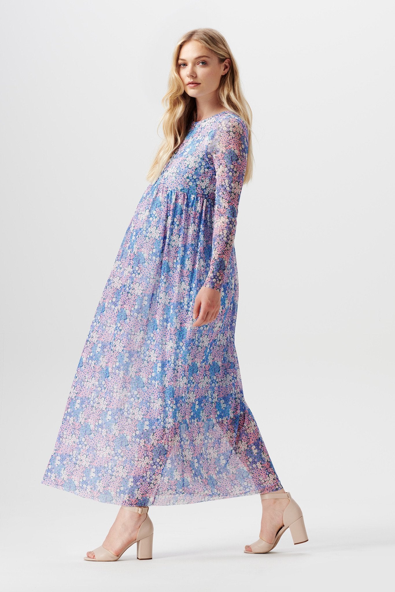 Noppies Maxikleid - Blumen - Schwangerschaft - light b – jetzt kaufen