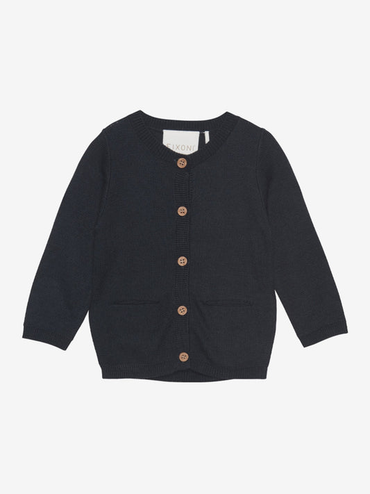 Fixoni Strickjacke - Bambusmix - india ink – jetzt kaufen