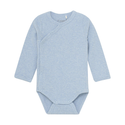 Fixoni Wickelbody langarm Tencelmix blue fog melange – jetzt kaufen