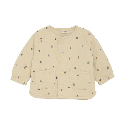 Fixoni Steppjacke Baby - Insekten - Baumwolle - creme – jetzt kaufen