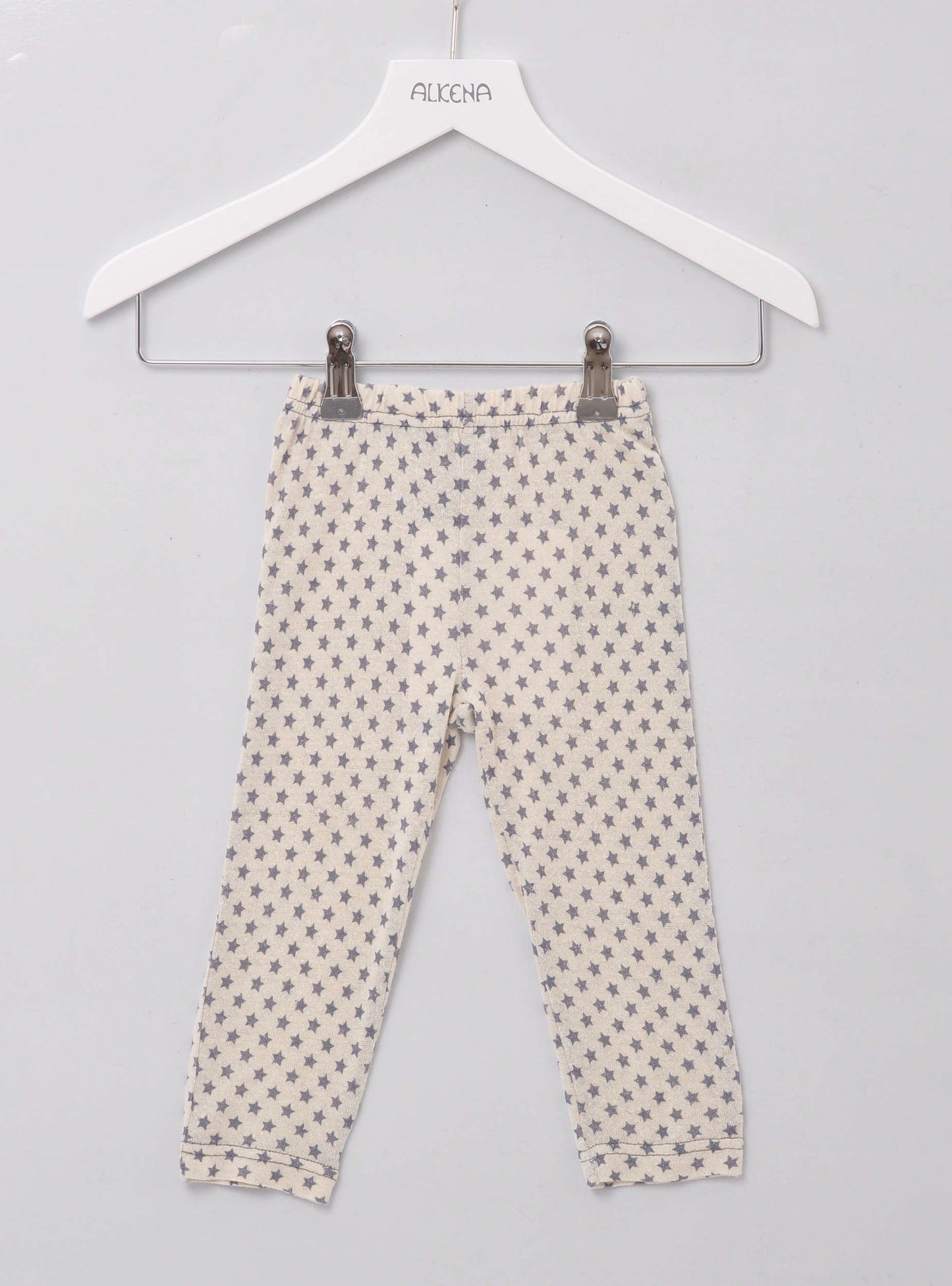 Alkena Hosen aus Bourretteseide - natur mit Sternendru – jetzt kaufen