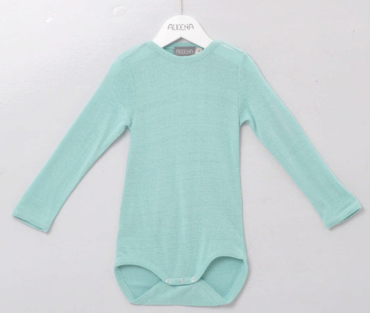 Alkena Seidenbody Baby - Bourretteseide aqua – jetzt kaufen