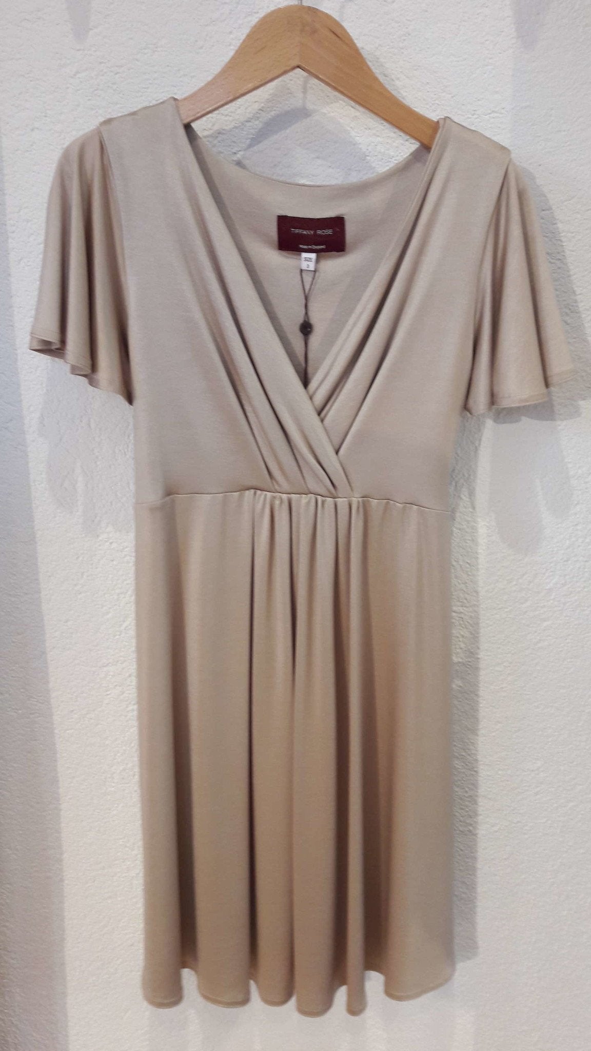 Tiffany Rose Still- und Umstandskleid - beige – jetzt kaufen