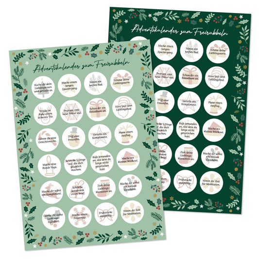 Papierdrachen  Adventskalender zum Freirubbeln – Klein – jetzt kaufen