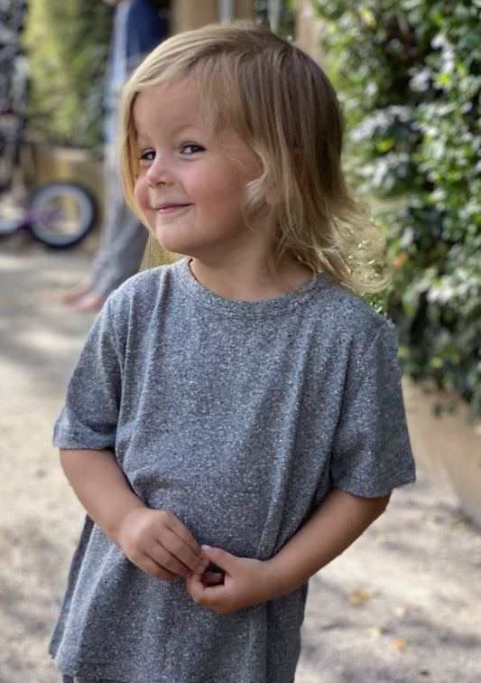 Alkena Kinder T-Shirt kurzarm Bio Bouretteseide grau-m – jetzt kaufen